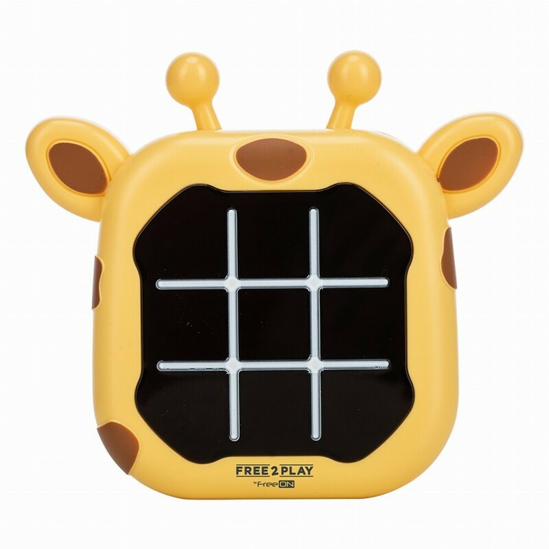 Joc electronic 2 in 1, Free2Play, X si 0, Design girafa, 3 ani +