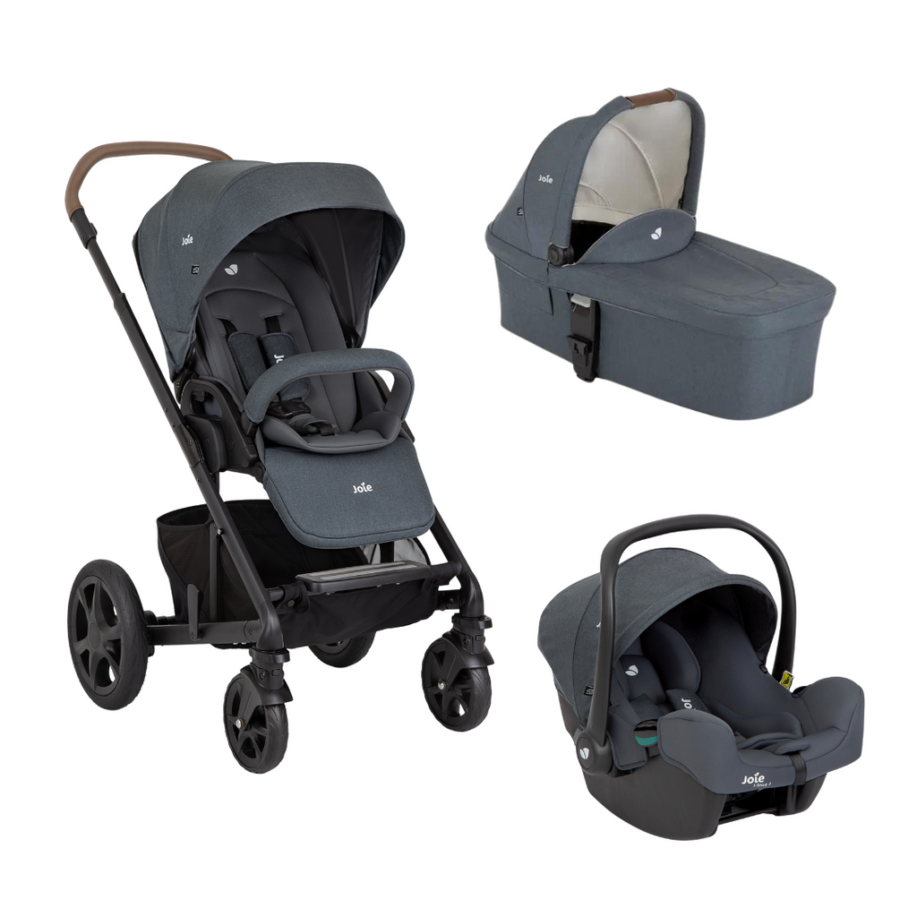 Set carucior 3 in 1 Joie Chrome DLX
