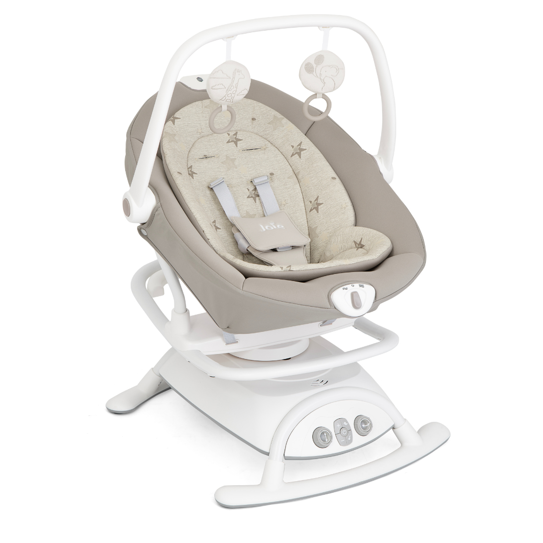 Joie â€“ Leagan si balansoar rotativ Sansa 2 in 1 Cosmo Tan