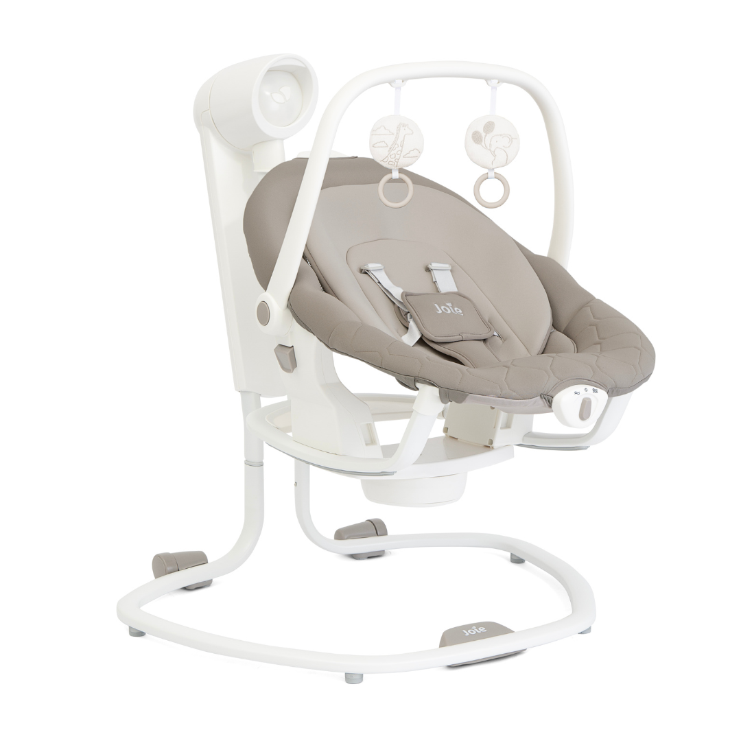 Joie - Leagan si balansoar rotativ Serina 2 in 1 Walnut
