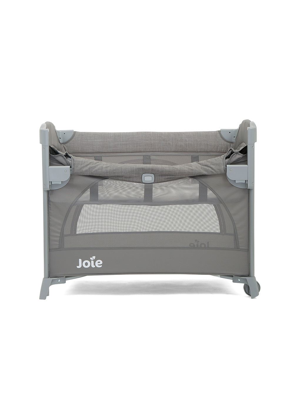 Joie - Patut pliant pentru cosleeping Kubbie Foggy Gray
