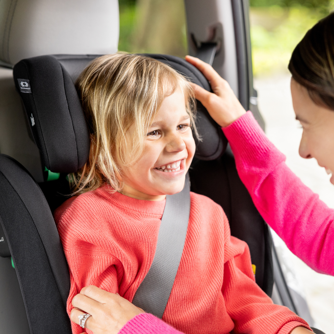 Joie - Scaun auto Elevate R129 Toffee Mesh, 76-150 cm, certificat R129