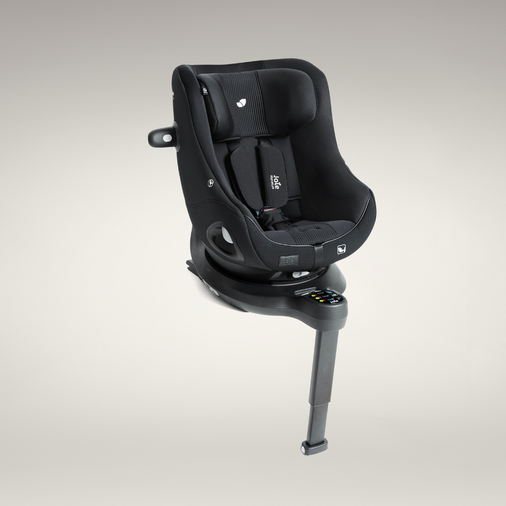 Joie - Scaun auto rotativ i-Size i-Harbour Signature Eclipse, 40-105 cm + Baza i-Size i-Base Encore, testat ADAC si certificat R129