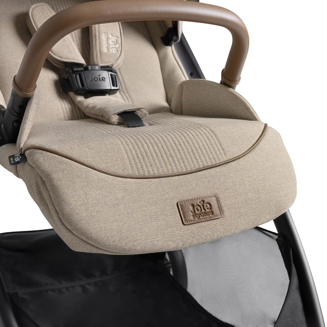 Carucior Multifunctional 3 in 1 Joie Valora Signature Sandstone cu Landou si Scoica Auto