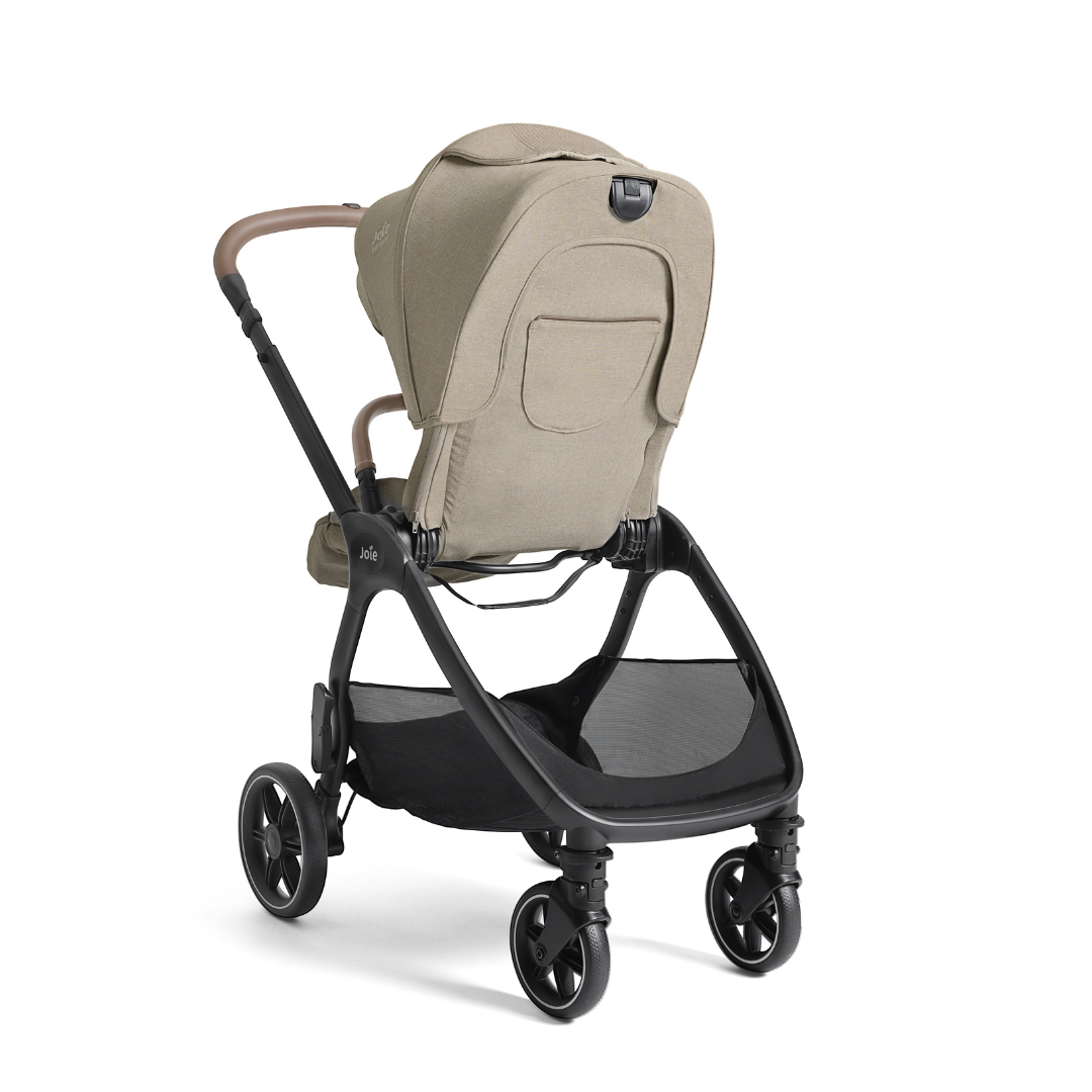 Carucior Multifunctional 3 in 1 Joie Valora Signature Sandstone cu Landou si Scoica Auto