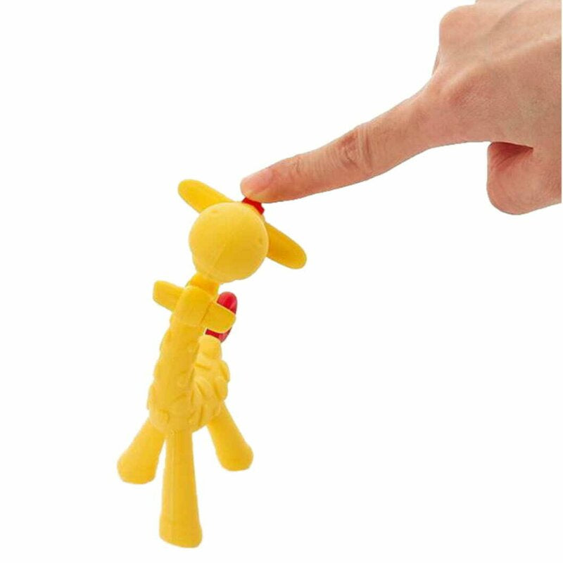 Jucărie de dentiție Bocioland girafă, Yellow/Brown, imaginea 4