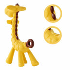 Jucărie de dentiție Bocioland girafă, Yellow/Brown, imaginea 8