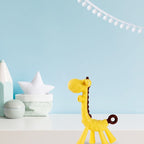Jucărie de dentiție Bocioland girafă, Yellow/Brown, imaginea 7