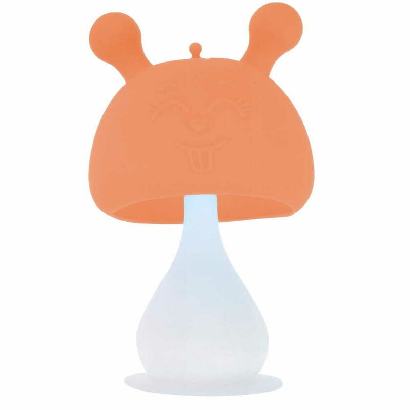 Jucărie de dentiție Bocioland ciupercuță, Orange, imaginea 6