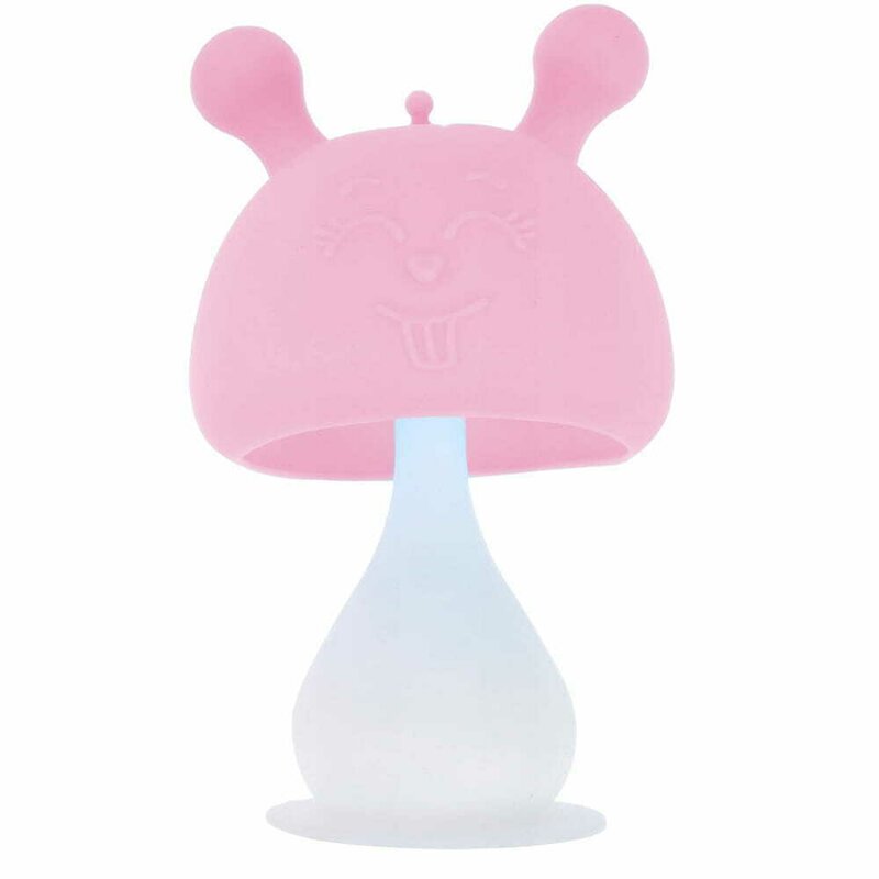 Jucărie de dentiție Bocioland ciupercuță, Pink, imaginea 6