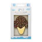 Jucărie de dentiție Bocioland silicon, Choco Ice, imaginea 3