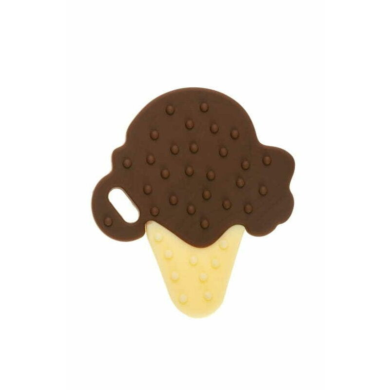 Jucarie de dentitie Bocioland Choco Ice - detaliu material