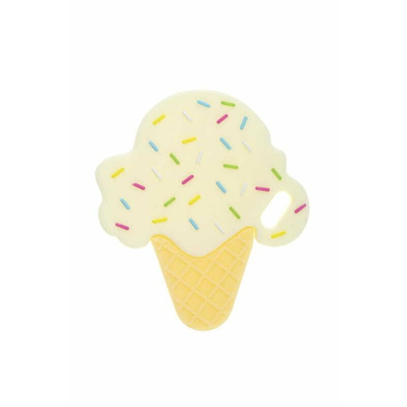 Jucărie de dentiție Bocioland silicon, Ice Vanilla, imaginea 4