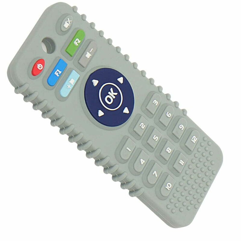 Jucărie de dentiție Bocioland telecomandă, Gri, imaginea 9