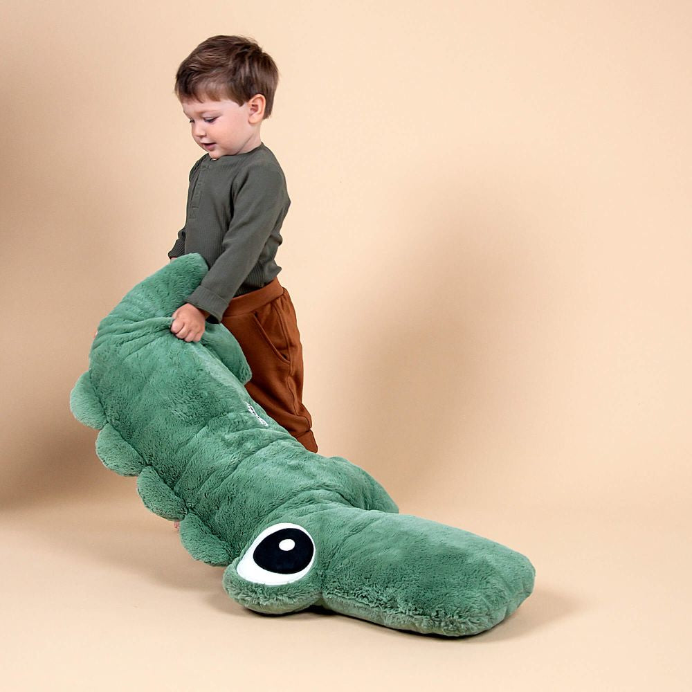 Jucarie de plus Cuddle Friend Big Done by Deer Croco Green