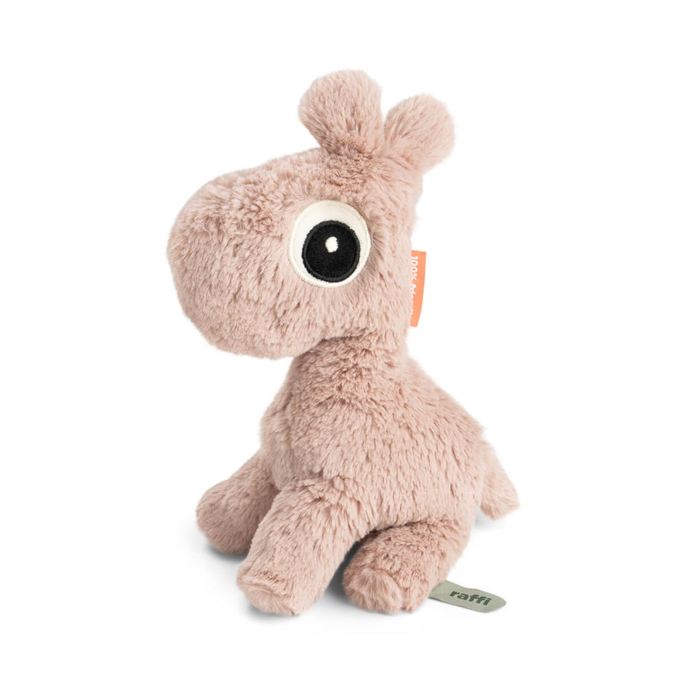 Jucărie de pluș Done by Deer Cuddle Bestie Raffi Roz Pudra 26 cm