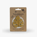 Jucarie dentitie frunza Petite&Mars Take&Match din silicon, imagine 3