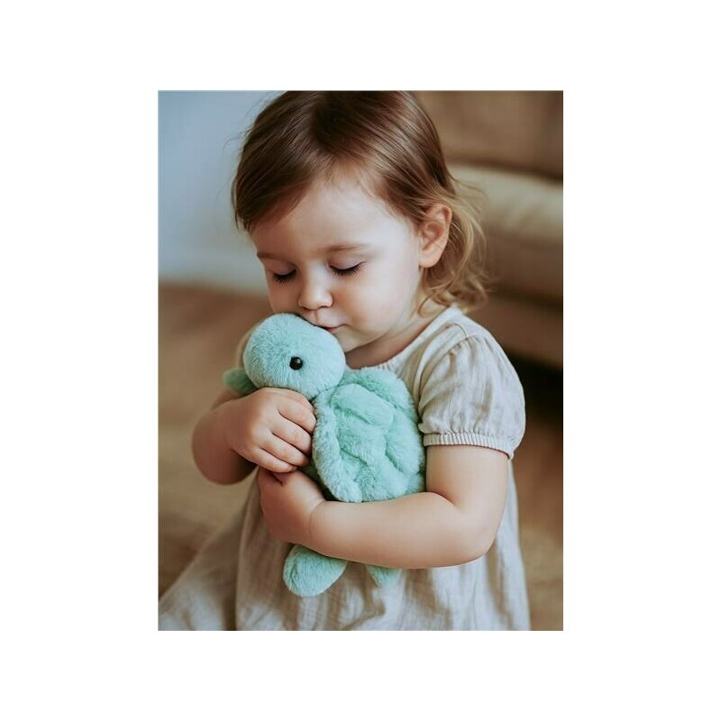 Jucarie din plus, Baby Mix, Dezvolta imaginatia si jocul creativ, 26 cm, 0 luni+, Testoasa
