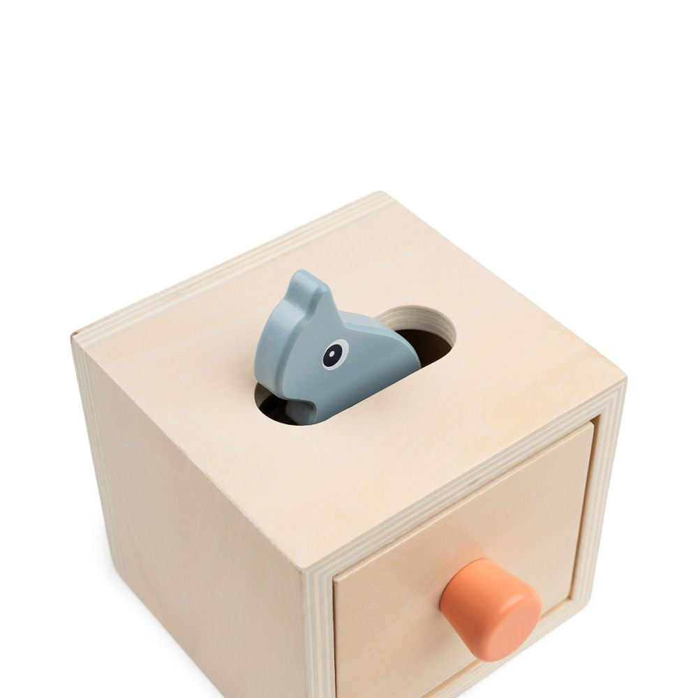 Jucarie educativa HideFind Done by Deer din lemn Nozo Colour Mix