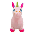 Jucărie gonflabilă Baby Mix Unicorn, Roz – vedere din față