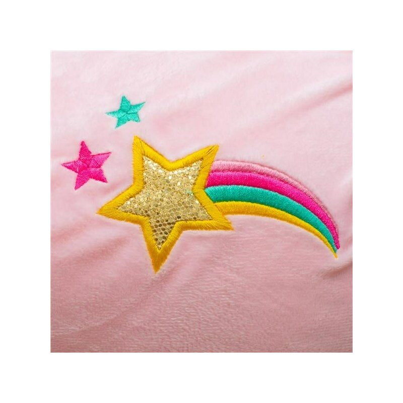 Jucărie gonflabilă Baby Mix Unicorn, Roz – detaliu stea decorativă