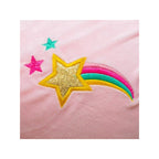 Jucărie gonflabilă Baby Mix Unicorn, Roz – detaliu stea decorativă