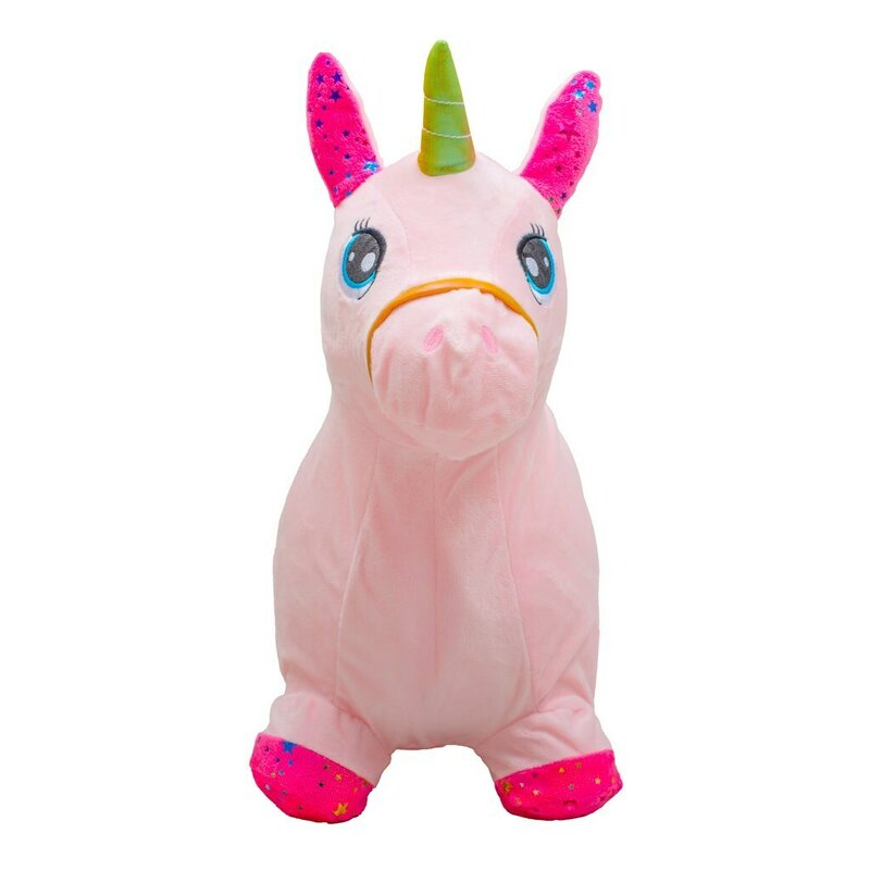 Jucărie gonflabilă Baby Mix Unicorn, Roz – vedere din față