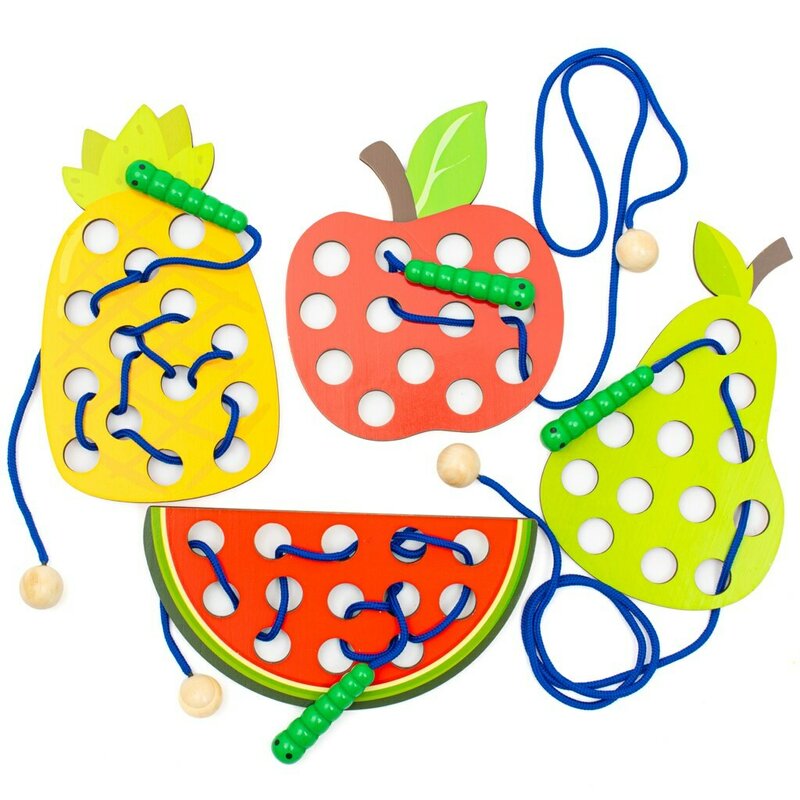 Jucărie de șnuruit Baby Mix Vegetables and Fruits – vedere de ansamblu