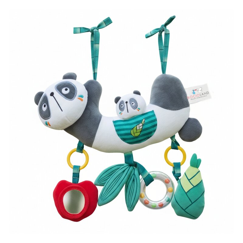Jucărie Bocioland Panda Bear pentru pătuț și cărucior, imaginea 8