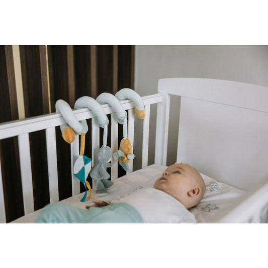 Jucarie pentru patut si carucior, Free2Play, Multifunctionala, Max the Bear, Dezvolta abilitati motorii si senzoriale, 0 luni+