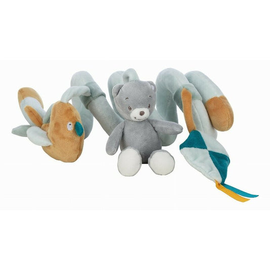 Jucarie pentru patut si carucior, Free2Play, Multifunctionala, Max the Bear, Dezvolta abilitati motorii si senzoriale, 0 luni+