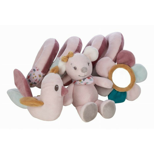 Jucarie pentru patut si carucior, Free2Play, Multifunctionala, Zoe the Mouse, Dezvolta abilitati motorii si senzoriale, 0 luni+