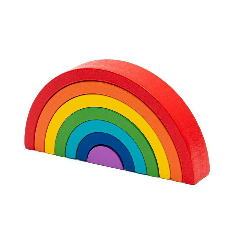 Jucărie de stivuit Baby Mix Curcubeu, Multicolor – arce în formă de curcubeu