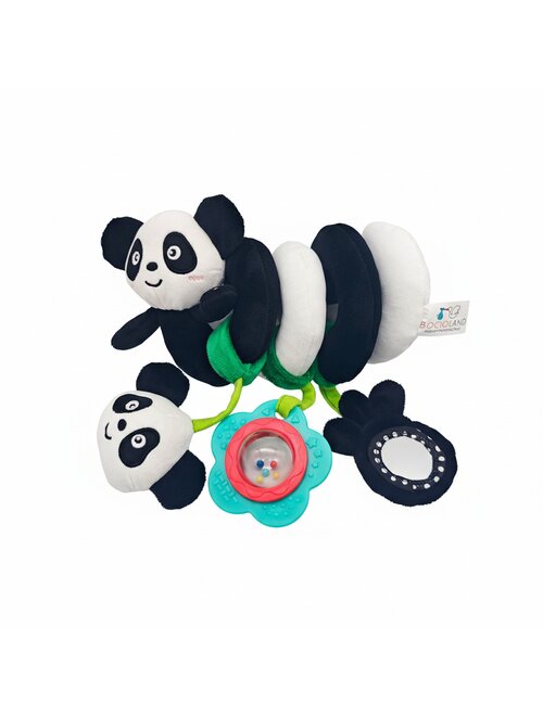 Jucărie spirală Bocioland Panda pentru pătuț și cărucior, imaginea 6