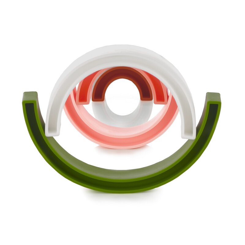 Jucărie de stivuit din silicon Jane, pepene, Watermelon