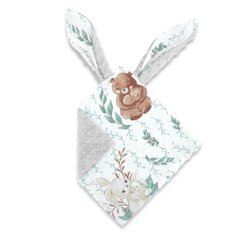 Jucărie textilă MimiNu Lulu Natural Grey, 30x30 cm