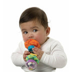 Jucarie zornaitoare Playgro Super Shaker cu inele texturate pentru dentitie