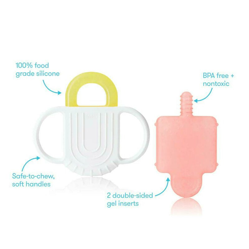 Jucarii de dentitie Fridababy 4 in 1 din silicon