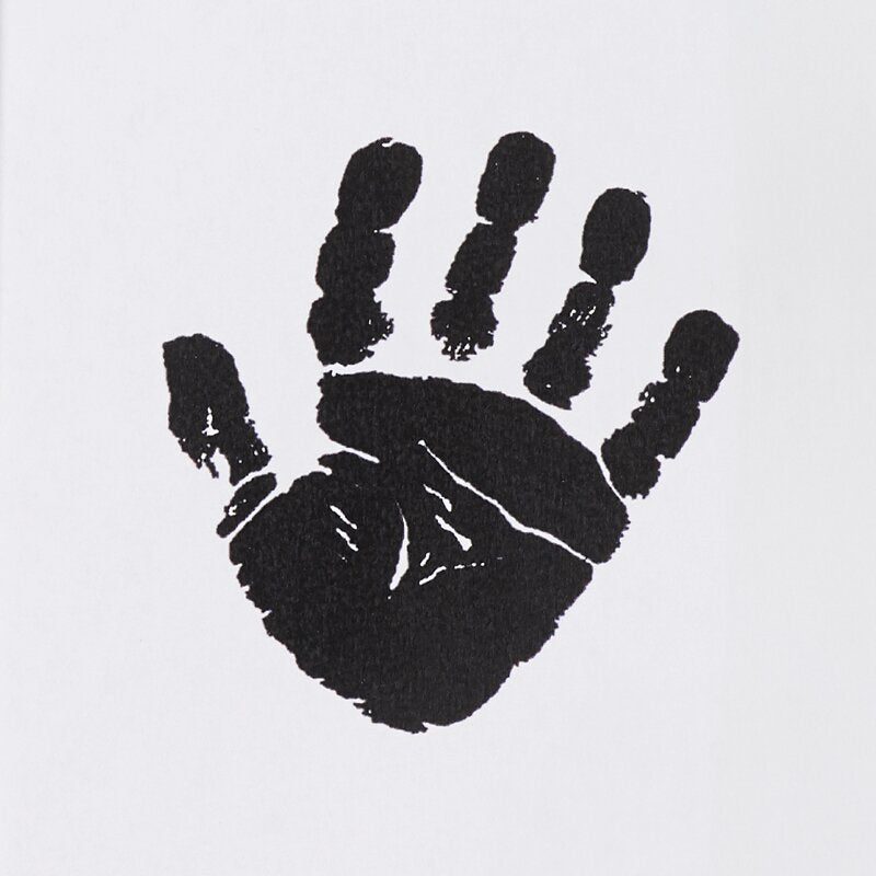 Kit rama foto tripla, Jane, Cu cerneala pentru manuta si piciorus, Non-toxic, White