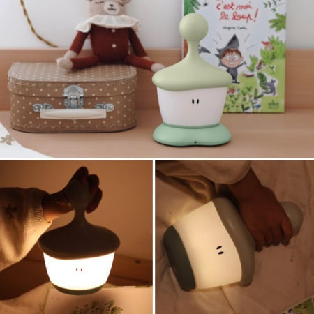 Lampa de veghe Beaba Pixie Stick Sage Green