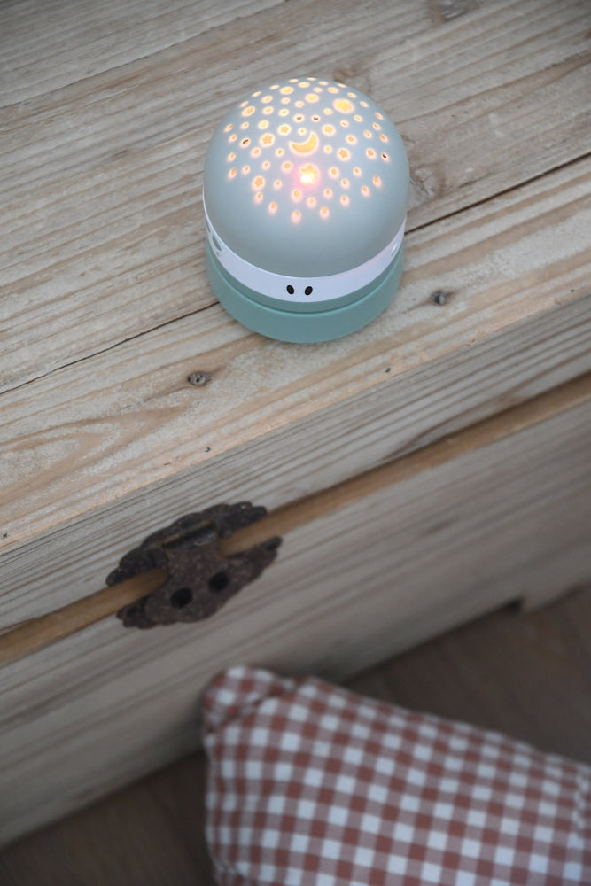 Lampa de veghe cu proiector Beaba Pixie Sage Green