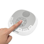 Lampa de veghe cu sunete Lionelo BabyNap 2 in 1, Alb