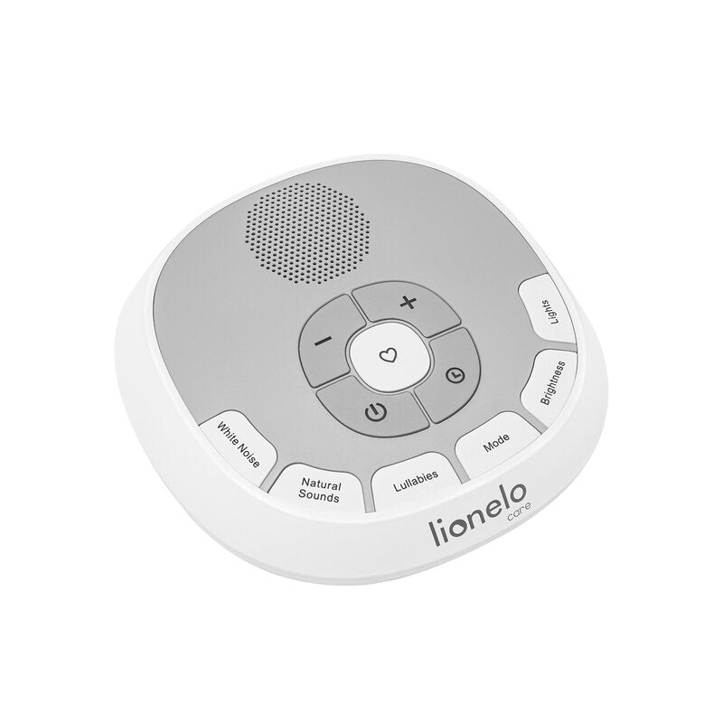 Lampa de veghe cu sunete Lionelo BabyNap 2 in 1, Alb