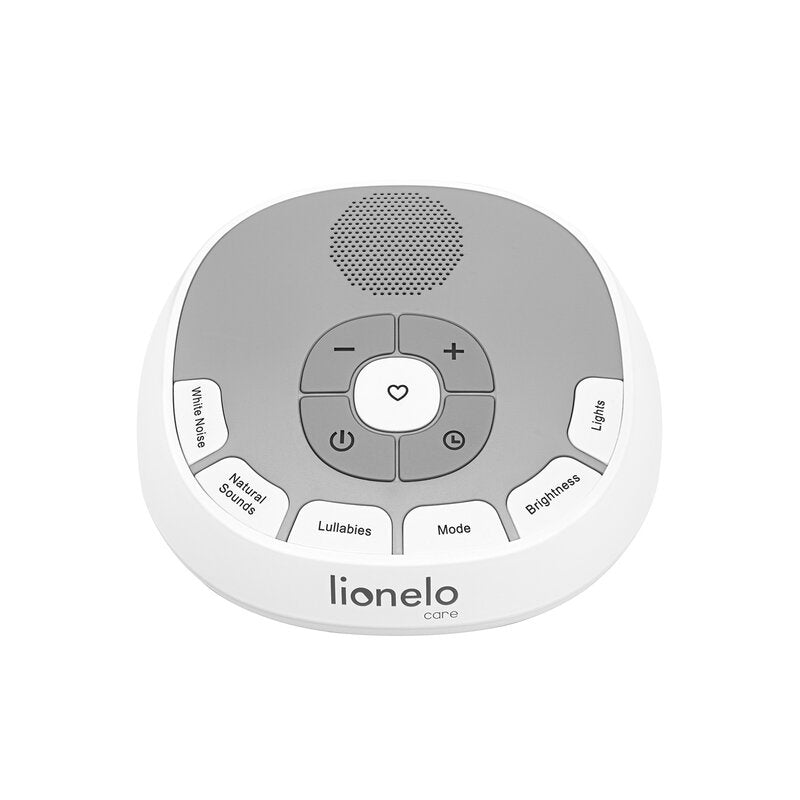Lampa de veghe cu sunete Lionelo BabyNap 2 in 1, Alb