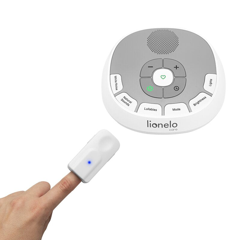 Lampa de veghe cu sunete Lionelo BabyNap 2 in 1, Alb
