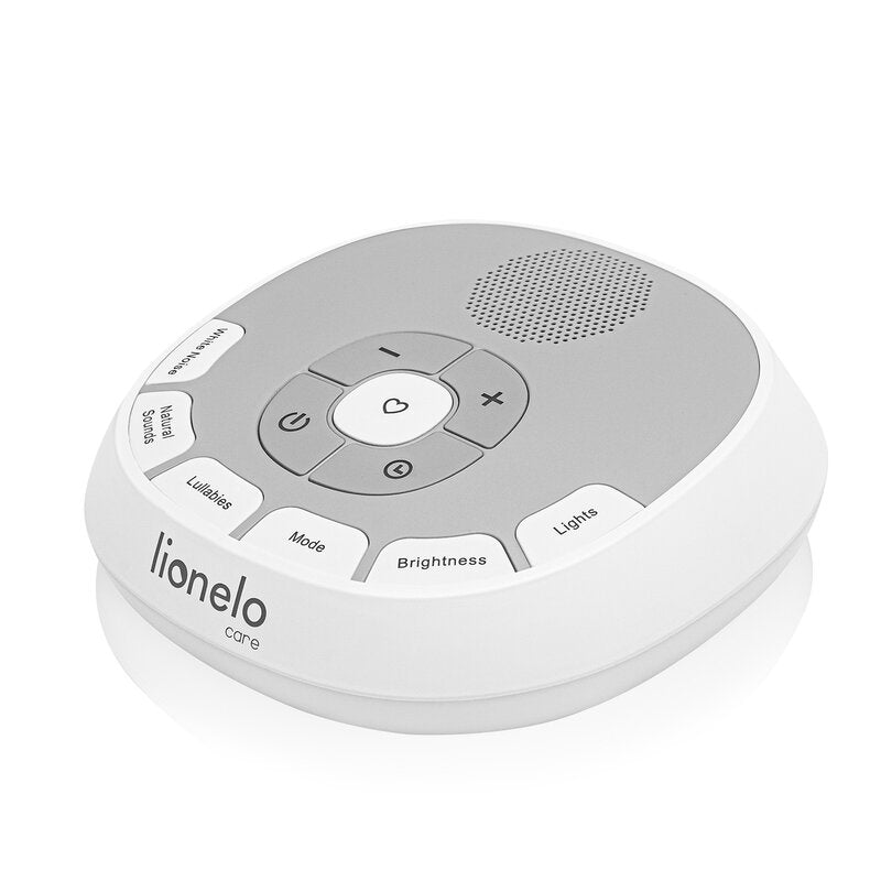 Lampa de veghe cu sunete Lionelo BabyNap 2 in 1, Alb
