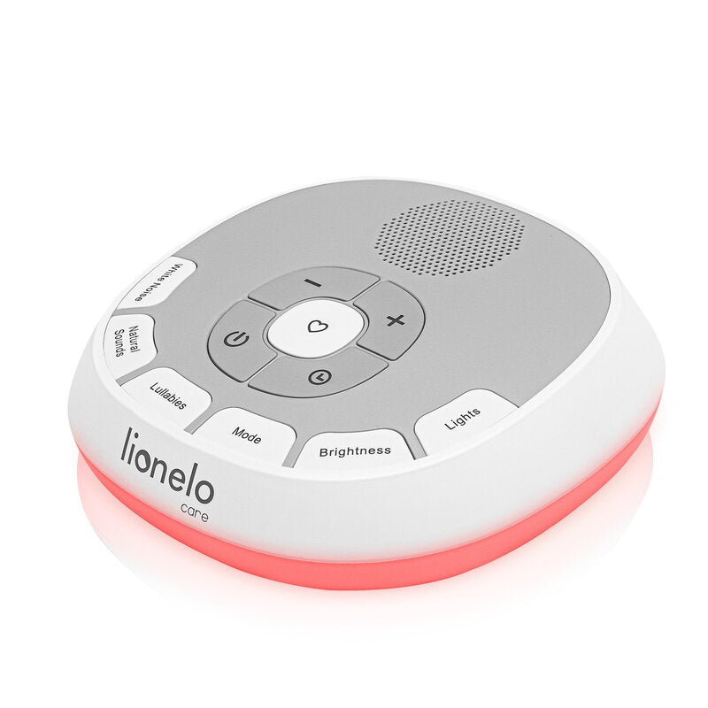 Lampa de veghe cu sunete Lionelo BabyNap 2 in 1, Alb