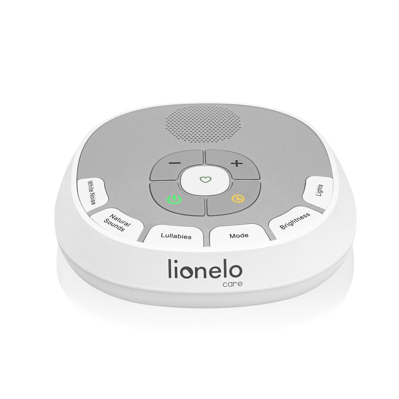 Lampa de veghe cu sunete Lionelo BabyNap 2 in 1, Alb