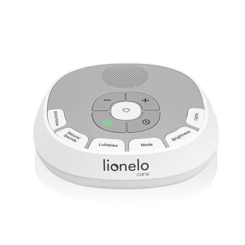 Lampa de veghe cu sunete Lionelo BabyNap 2 in 1, Alb