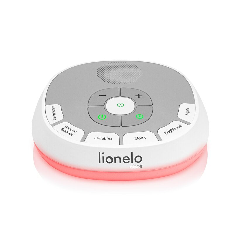 Lampa de veghe cu sunete Lionelo BabyNap 2 in 1, Alb